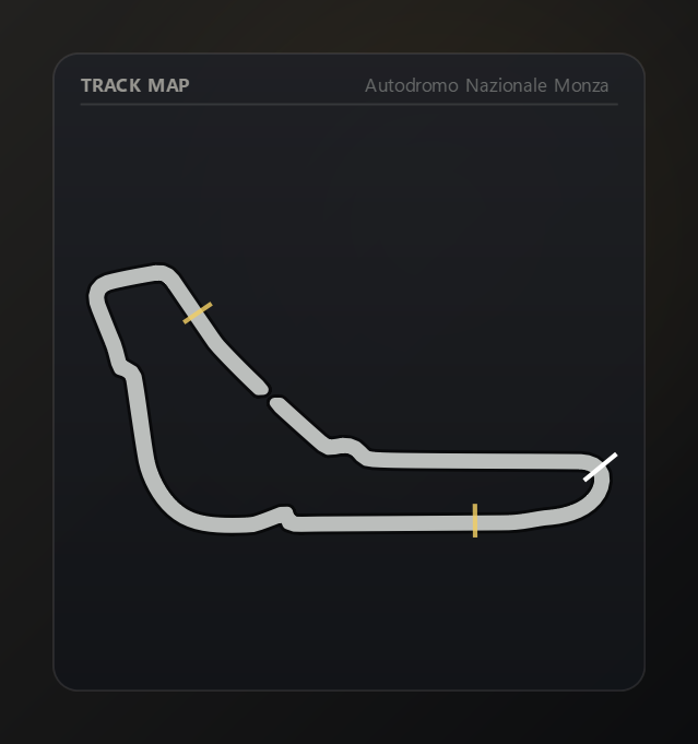The track map overlay, with every car drawn on the circuit.